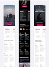 A series of sleek mobile interface designs showcasing Telekom's commitment to clean aesthetics and functionality. A series of sleek mobile interface designs showcasing Telekom's commitment to clean aesthetics and functionality.